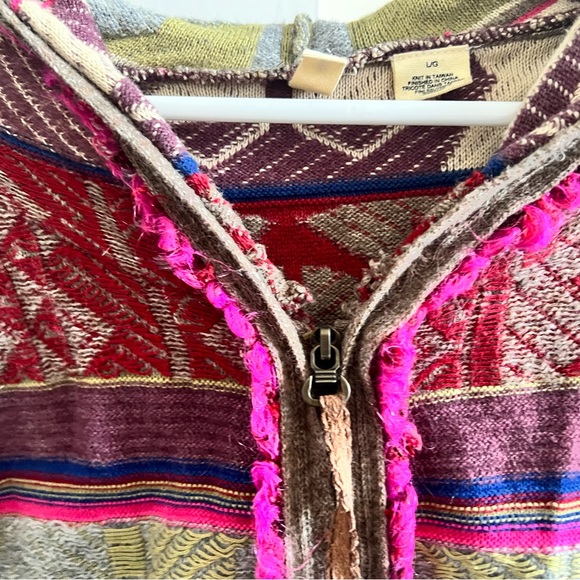 Multicolored moth hoodie from Anthropologie - Picture 2 of 3